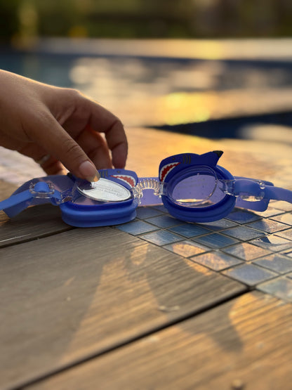 Tiger Towels+Shark Goggles+Blue Fish Cap Combo - Kee&Ka