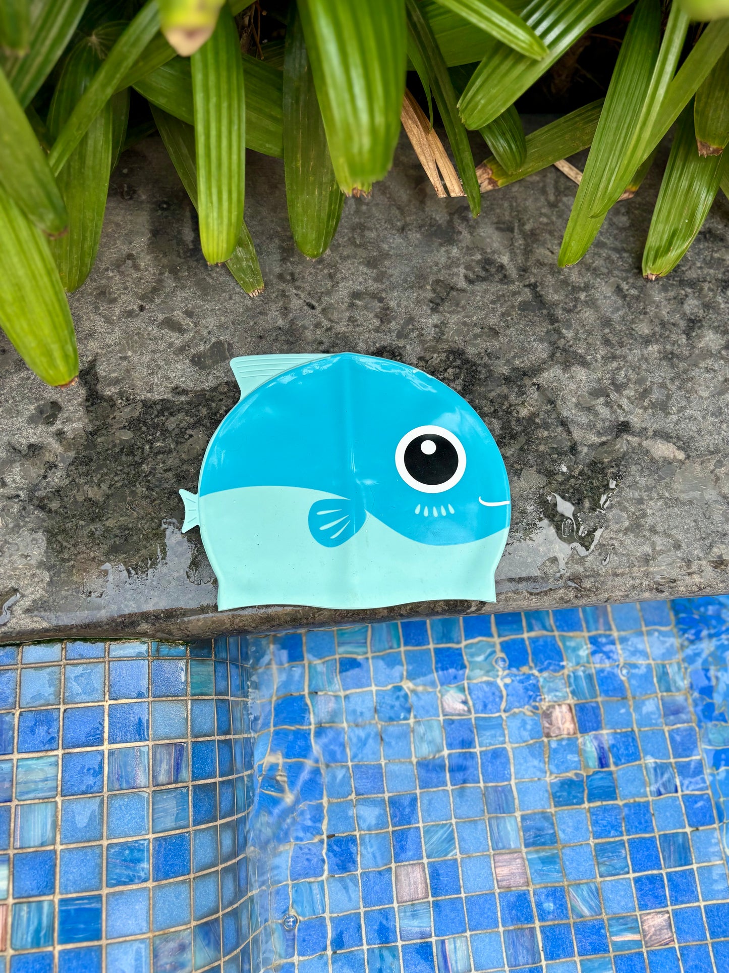 Tiger Towels+Shark Goggles+Blue Fish Cap Combo - Kee&Ka