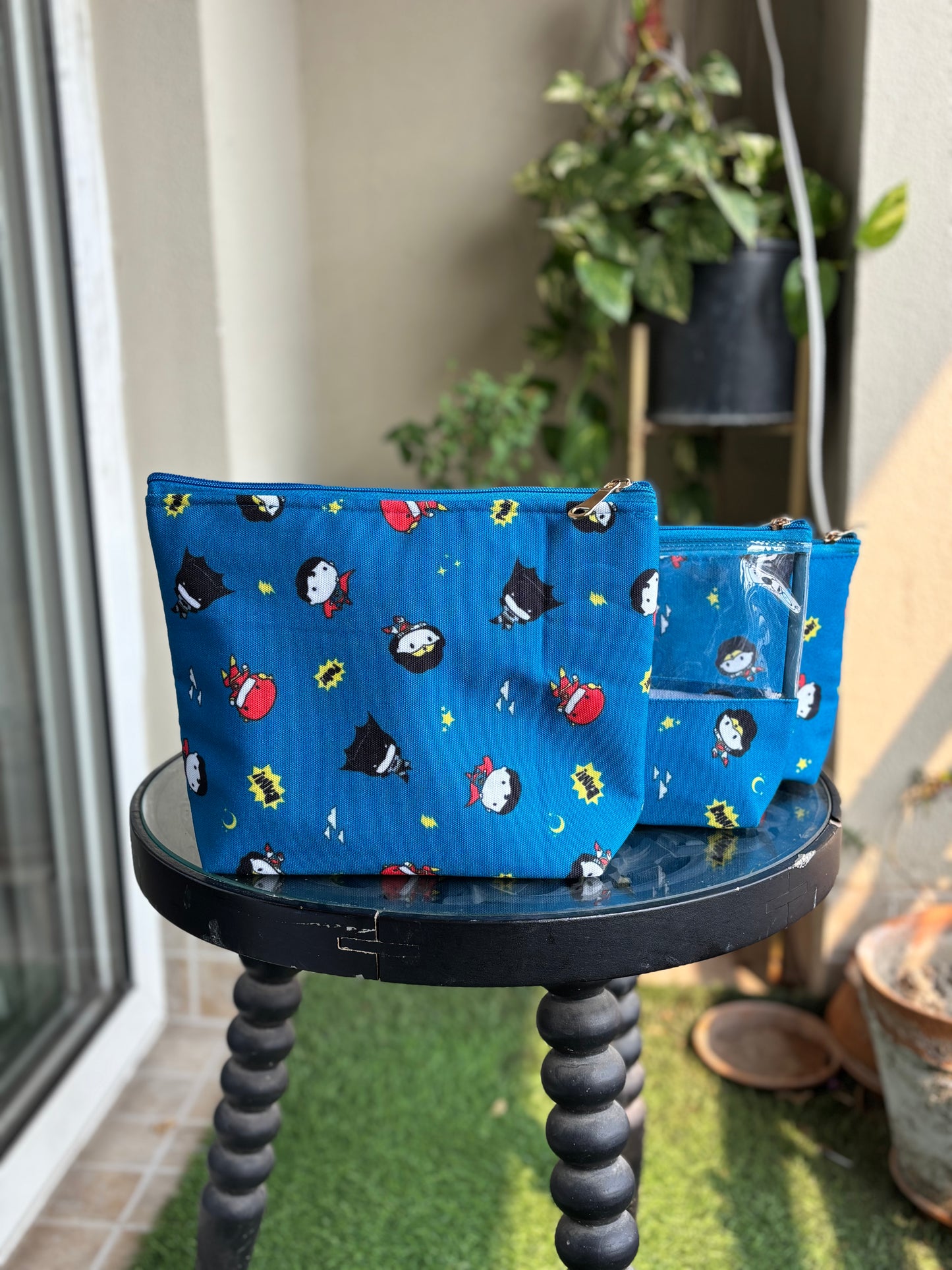 Kee&Ka Three Bag Pouch Set