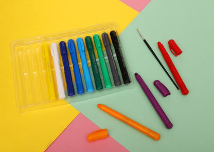 Silky Crayon Pens - Kee&Ka