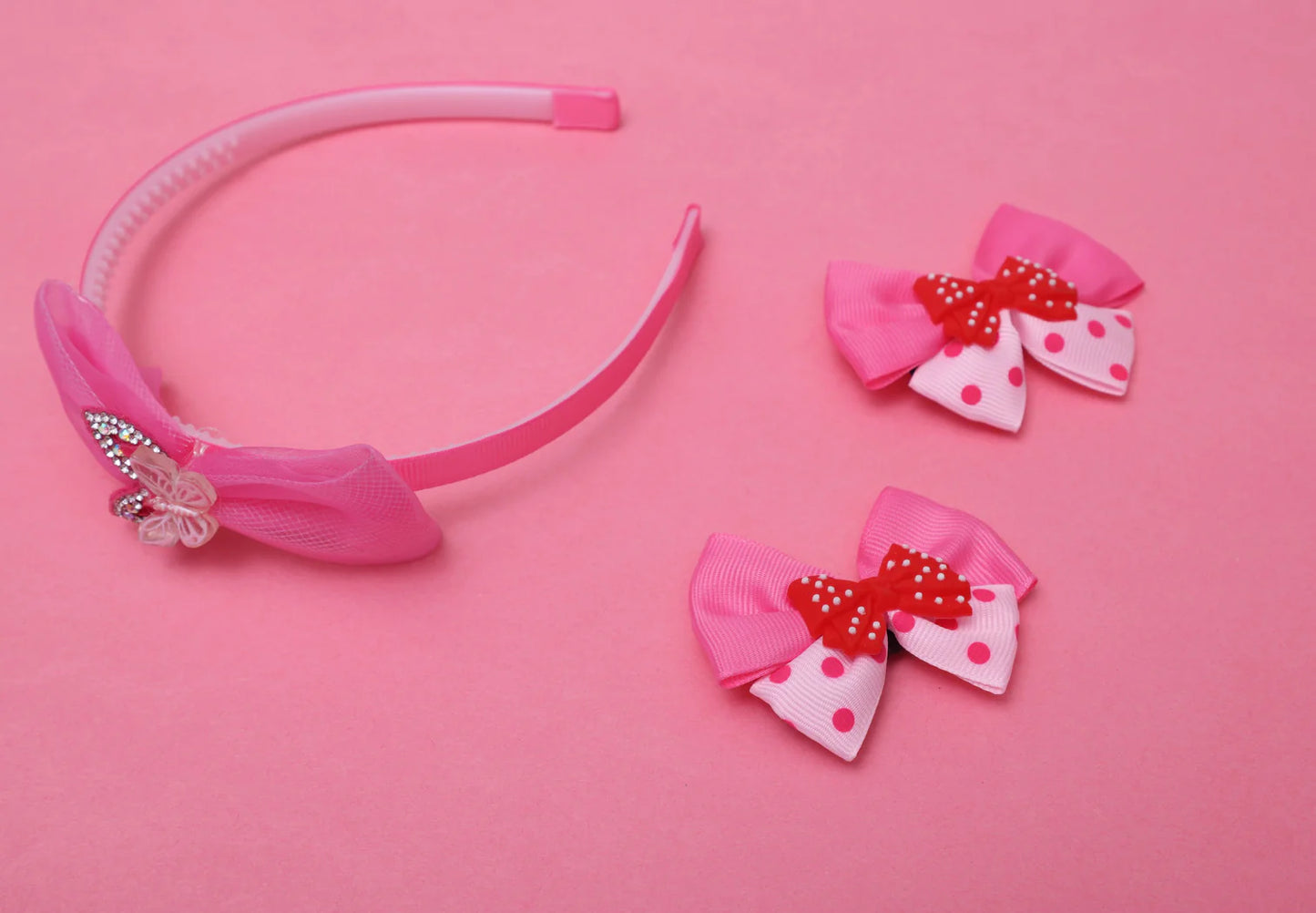 Bow Hair Accessories Set - Kee&Ka
