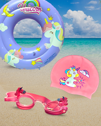 Unicorn Goggle+Unicorn Cap+Unicorn Tube Combo - Kee&Ka