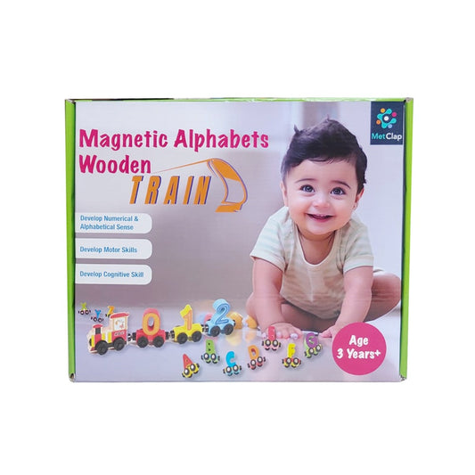 Magnetic Alphabets Wooden Train - Kee&Ka