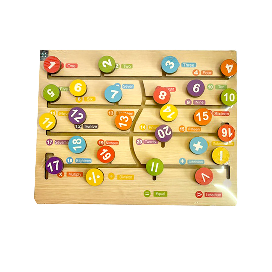 Metclap Slider Maze Number - Kee&Ka