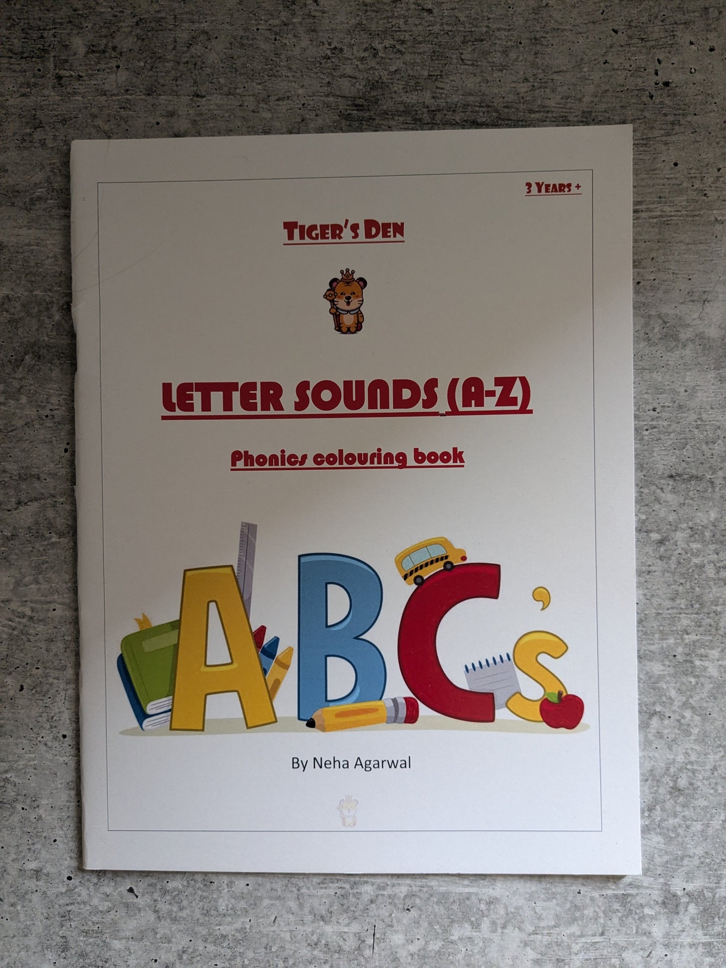 Letter Counts (A-Z) Phonics Colouring Book - Kee&Ka