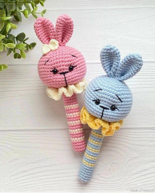 Crochet Long Rattles - Kee&Ka