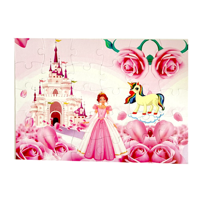 Metclap Princess Jigsaw Puzzle - 30 Pieces inside Round Box - Kee&Ka