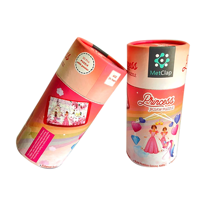 Metclap Princess Jigsaw Puzzle - 30 Pieces inside Round Box - Kee&Ka