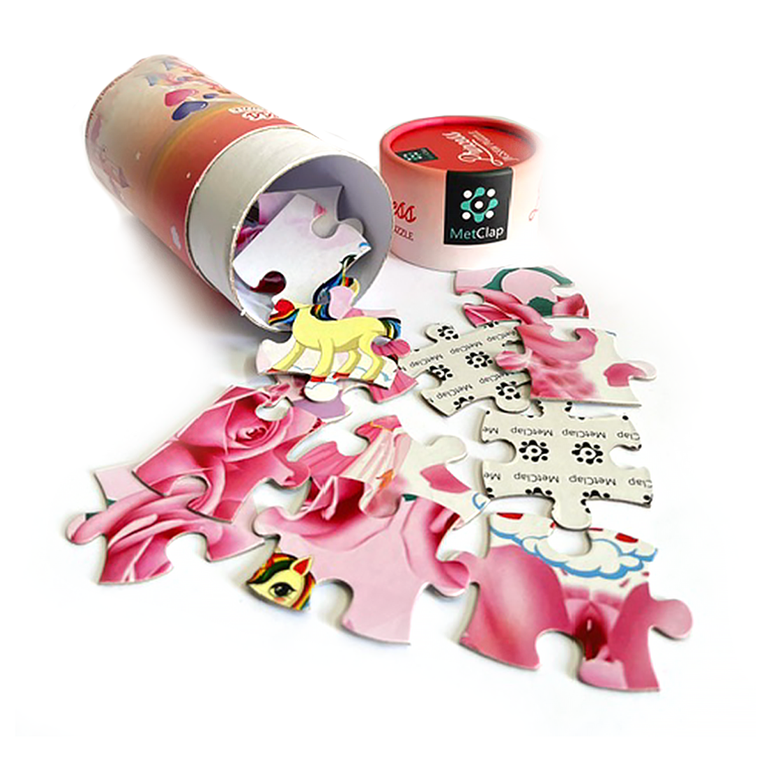 Metclap Princess Jigsaw Puzzle - 30 Pieces inside Round Box - Kee&Ka
