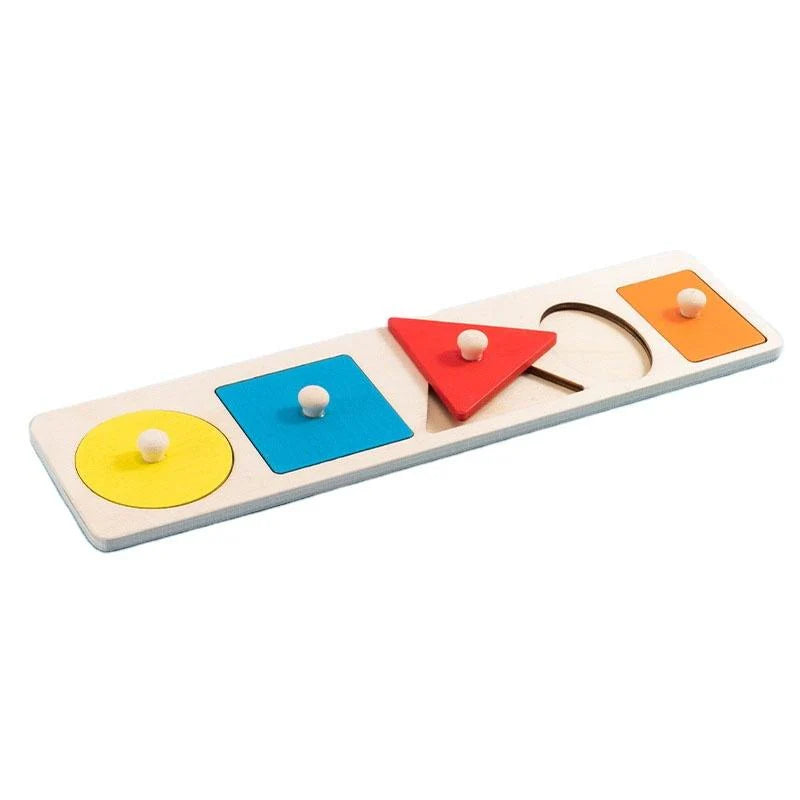Long Five Shape Knob Board Puzzle - Kee&Ka