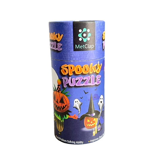 Metclap Spooky Jigsaw Puzzle - 30 Pieces inside Round Box - Kee&Ka