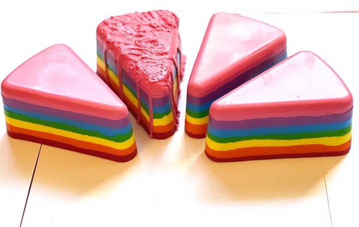 Rainbow Cake Slice - Kee&Ka