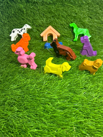 Dog Breed Crayon Set of 9 - Kee&Ka