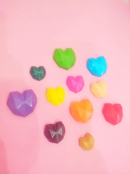 Heart Shaped Crayon Set of 8 - Kee&Ka
