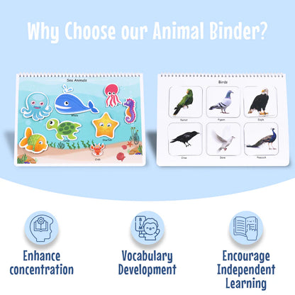 Animal Binder ( Ages 1 to 4 years) - Kee&Ka