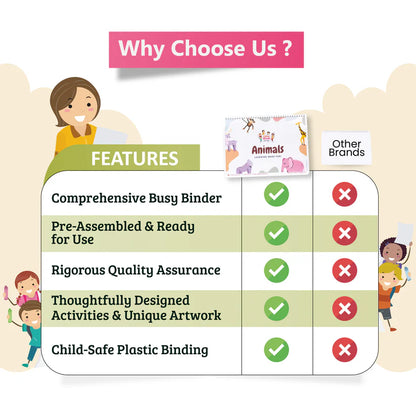 Animal Binder ( Ages 1 to 4 years) - Kee&Ka