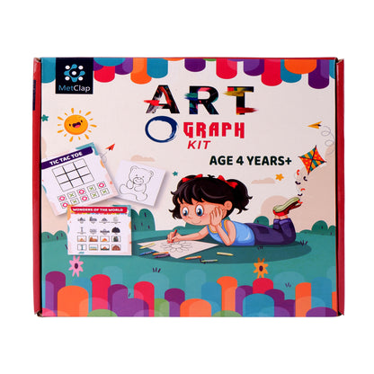 Metclap Art O Graph- Arts and Crafts for Kids Painting Activity for Preschool Kids - Kee&Ka