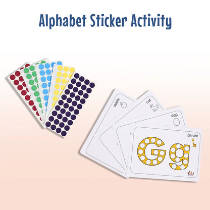 Alphabet Dot Sticker Sheets - Kee&Ka