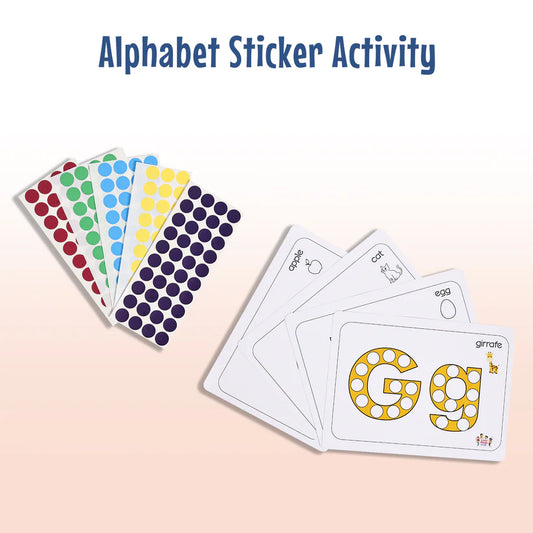 Alphabet Dot Sticker Sheets - Kee&Ka