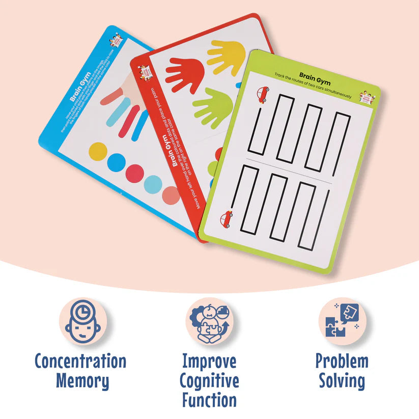 Brain Gym Worksheets (Ages 2 to 6 years) - Kee&Ka