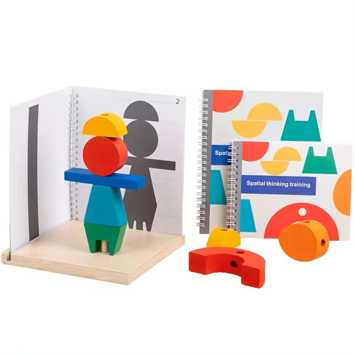 Wooden 3S Spatial Thinking Training Set - Kee&Ka