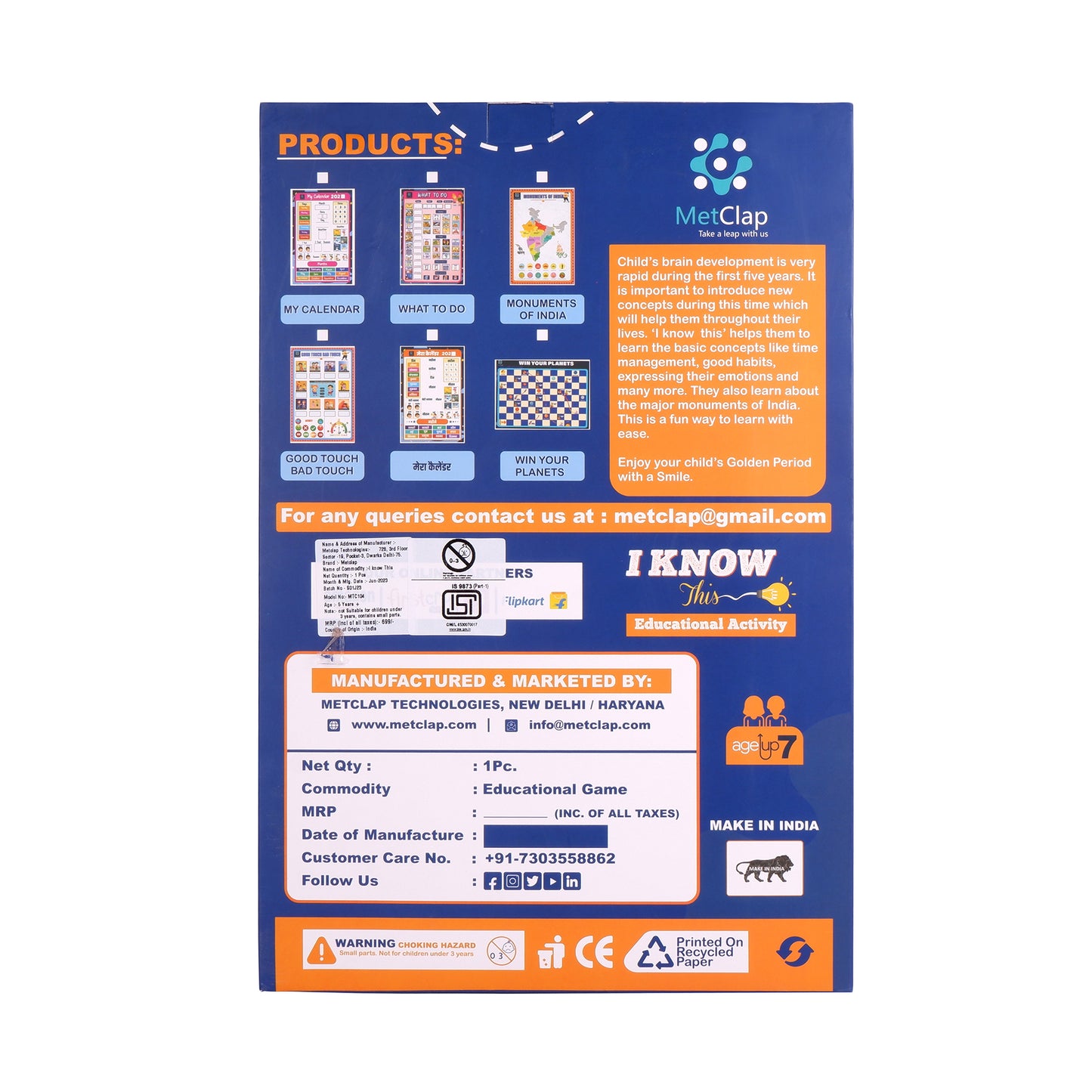 MetClap Hindi Home Calendar - Kee&Ka