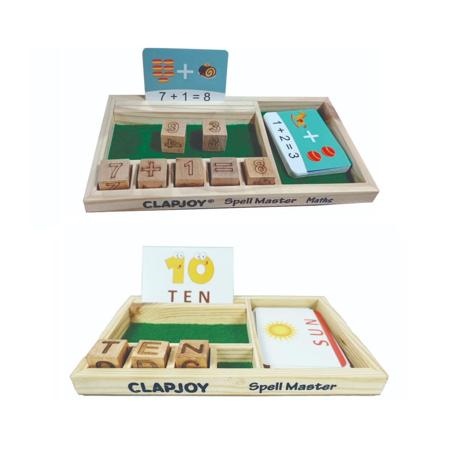 Clapjoy Cubello Spell Master and Math Master - Kee&Ka