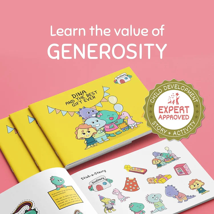 Learn Generosity: Dina and the Best Gift Ever Book - Kee&Ka