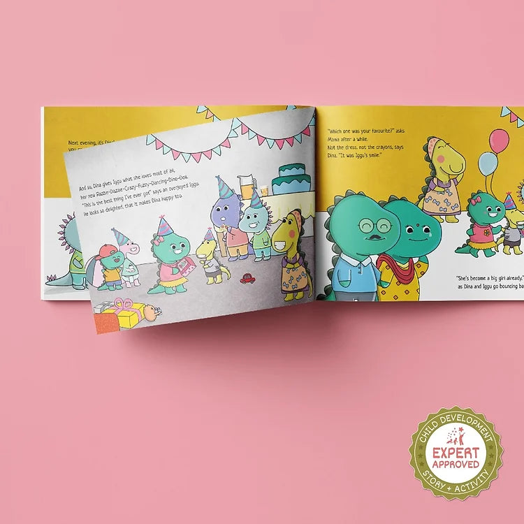 Learn Generosity: Dina and the Best Gift Ever Book - Kee&Ka