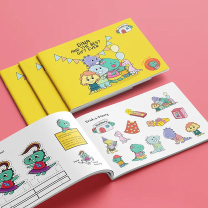 Learn Generosity: Dina and the Best Gift Ever Book - Kee&Ka