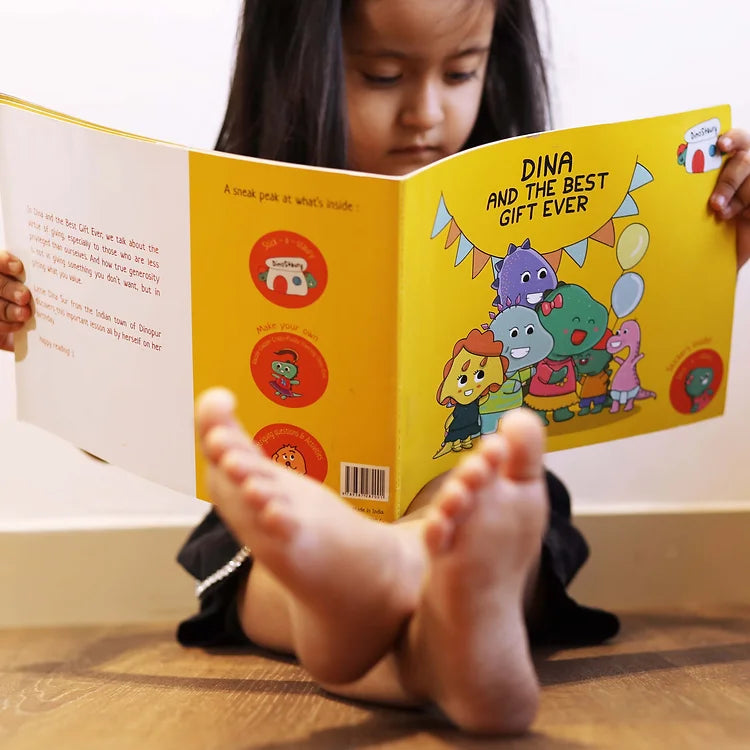 Learn Generosity: Dina and the Best Gift Ever Book - Kee&Ka