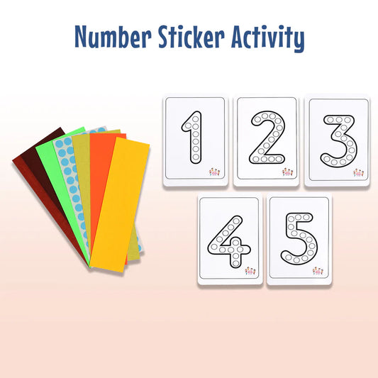 Number Dot Sticker Sheet - Kee&Ka