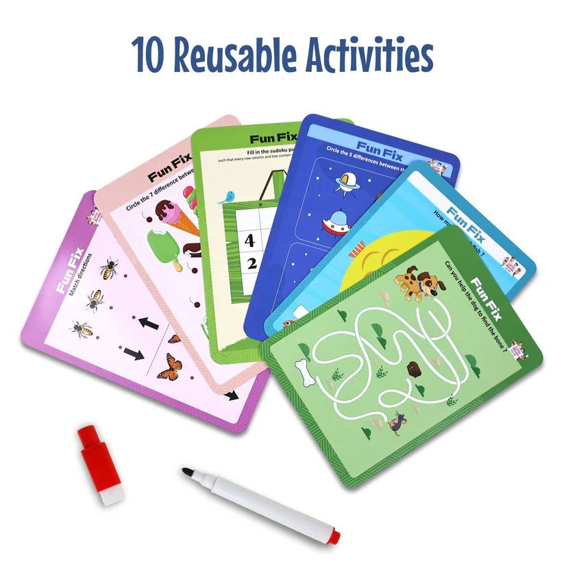 Fun Fix Reusable Activity Worksheets - Kee&Ka