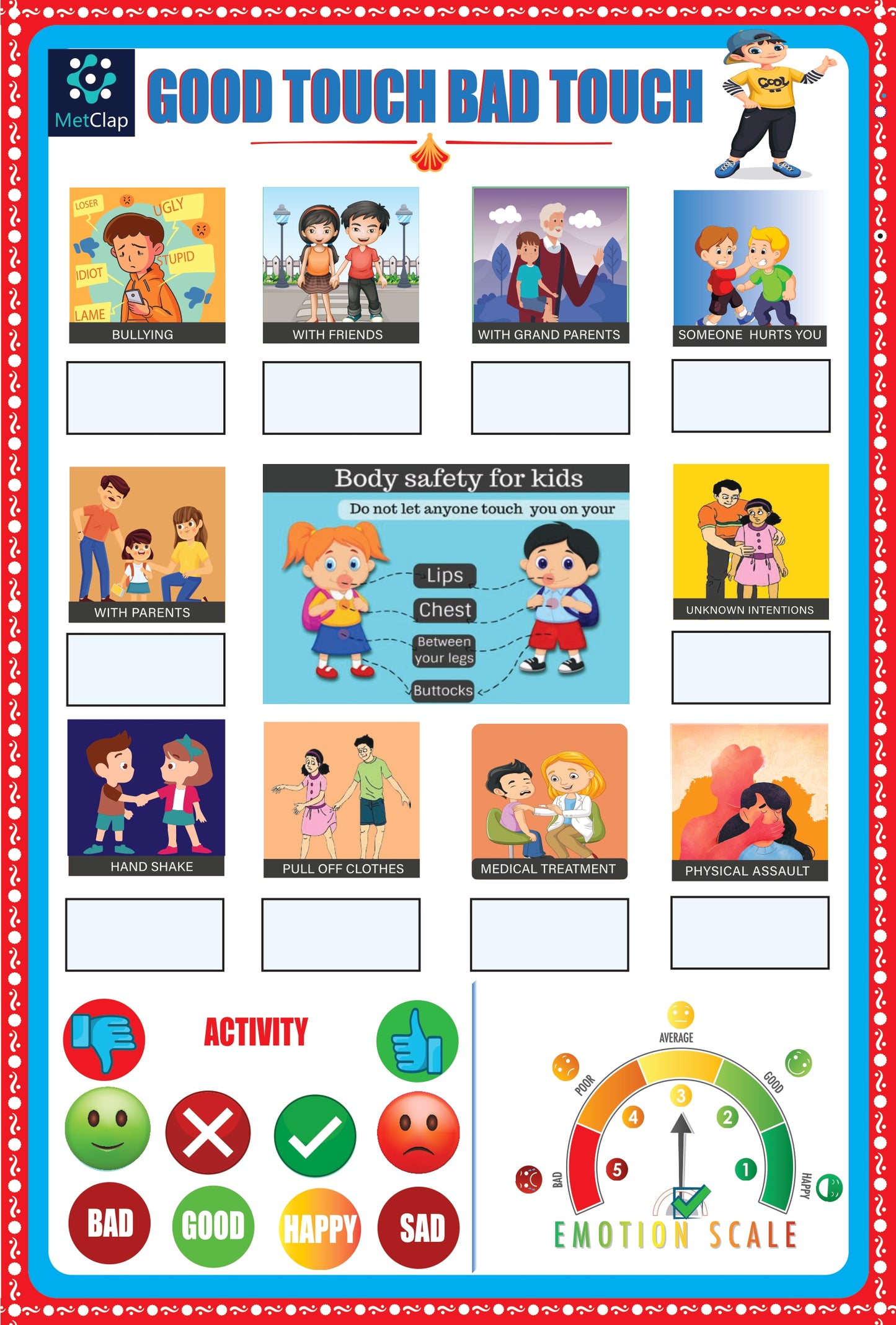 Metclap Good Touch Bad Touch - Kee&Ka