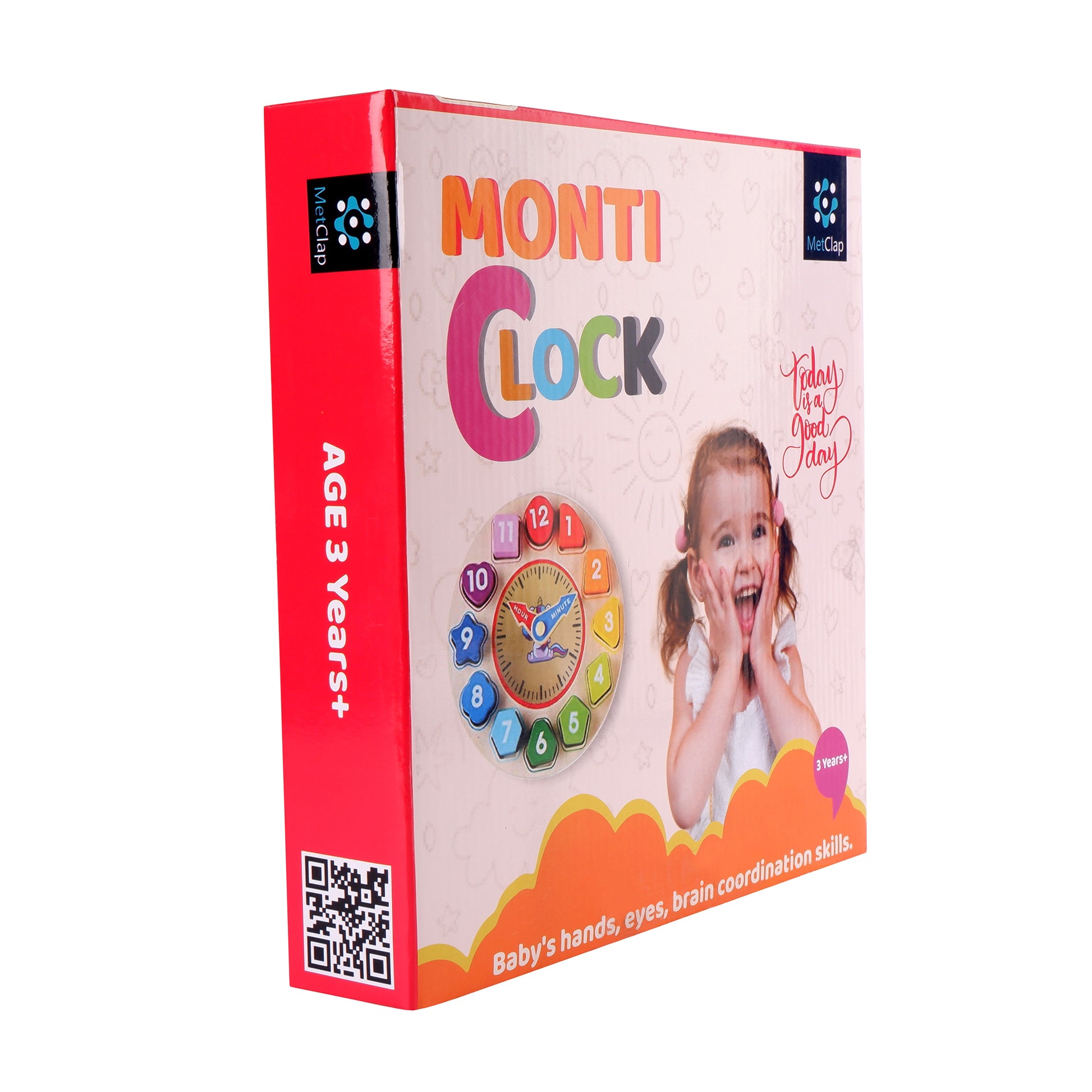 Metclap Monti Clock - 12 Different Shapes - Kee&Ka