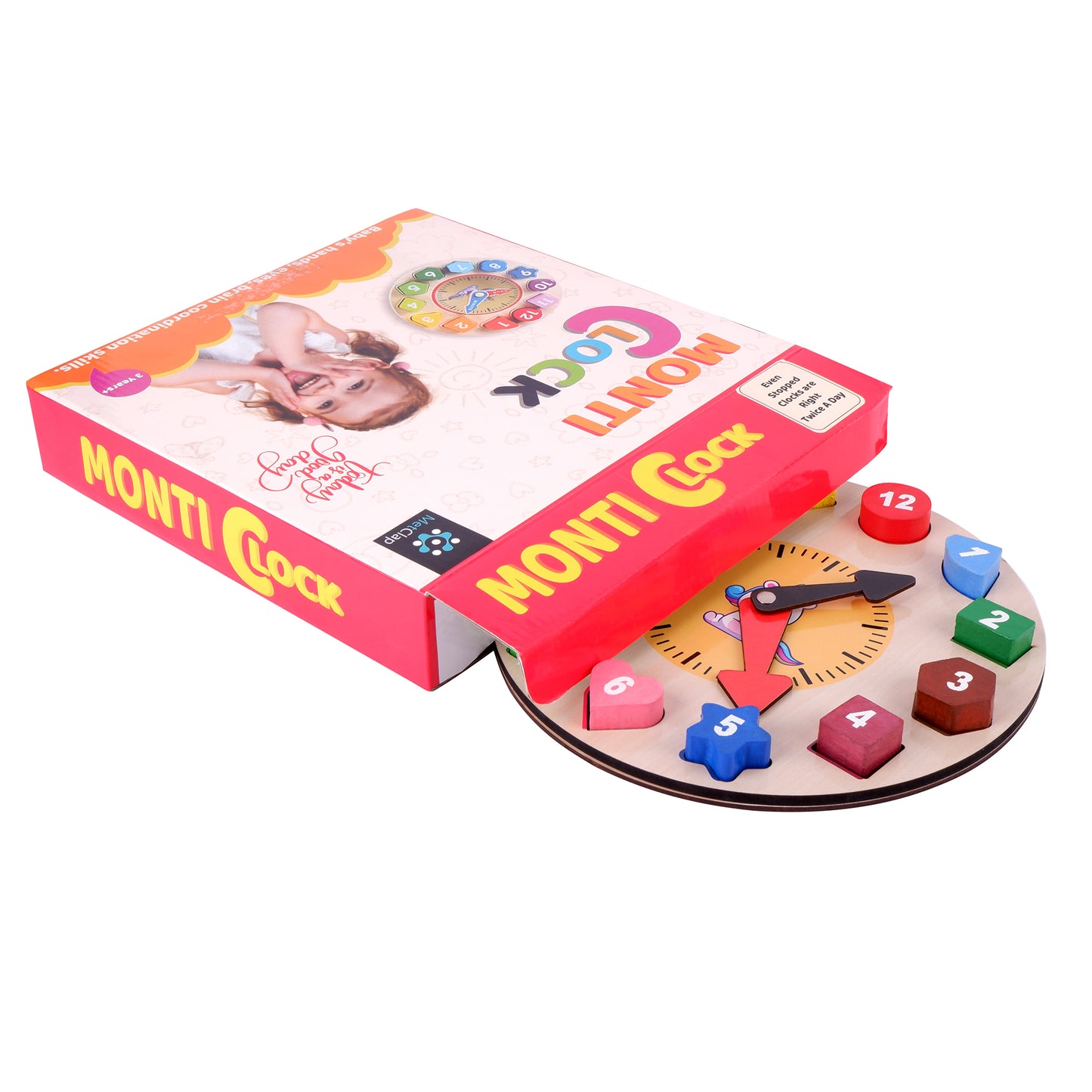 Metclap Monti Clock - 12 Different Shapes - Kee&Ka