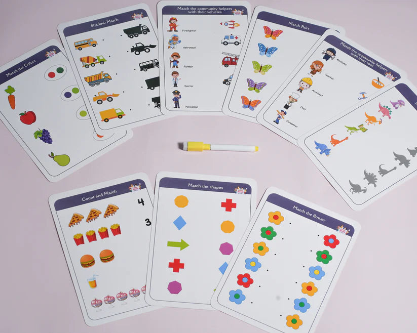 Matching Sheet (Ages 2 to 4 years) - Kee&Ka