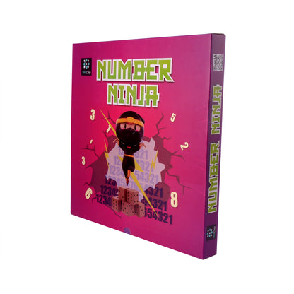 MetClap Number Ninja Wooden Math Multiplication Board with Dice and Card - Kee&Ka