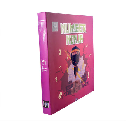 MetClap Number Ninja Wooden Math Multiplication Board with Dice and Card - Kee&Ka