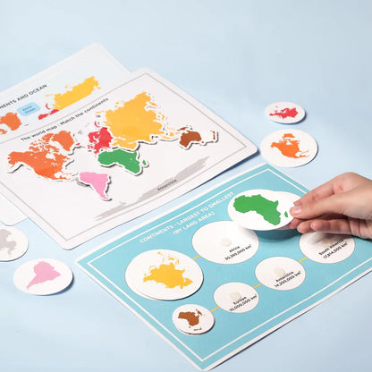 Continents and Oceans Kit (Ages 3 to 7 years) - Kee&Ka