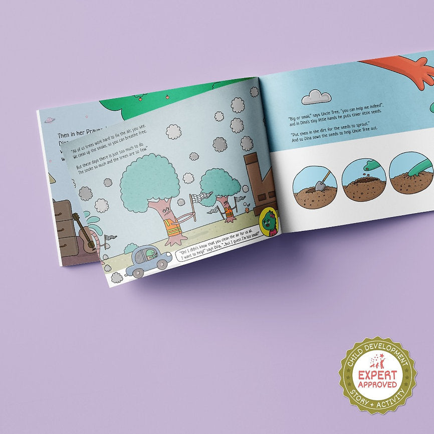 Respect Nature: Dina Helps Uncle Tree Book - Kee&Ka