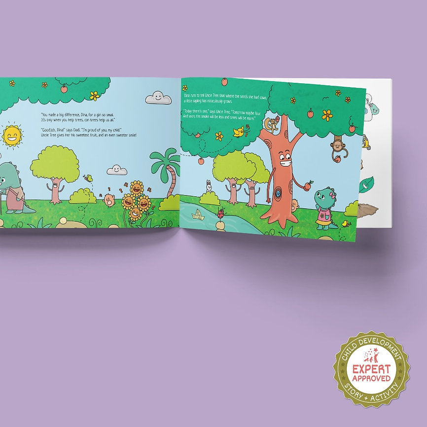Respect Nature: Dina Helps Uncle Tree Book - Kee&Ka