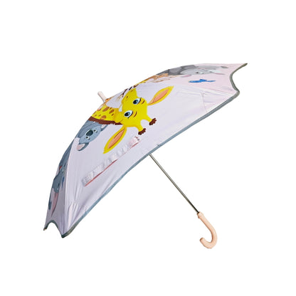 Round Corner Pink Jungle Umbrella - Kee&Ka