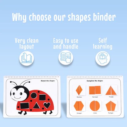 Shapes Binder (Ages 1 to 4 years) - Kee&Ka