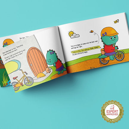 Learn to Share: Dina's Shiny New Cycle Book - Kee&Ka
