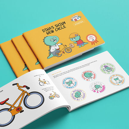 Learn to Share: Dina's Shiny New Cycle Book - Kee&Ka