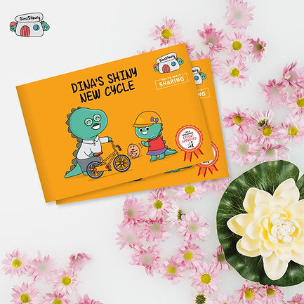 Learn to Share: Dina's Shiny New Cycle Book - Kee&Ka