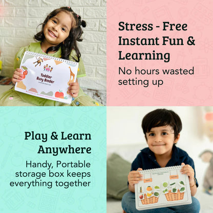 Toddler Busy Binder (Ages 1 to 4 years ) - Kee&Ka