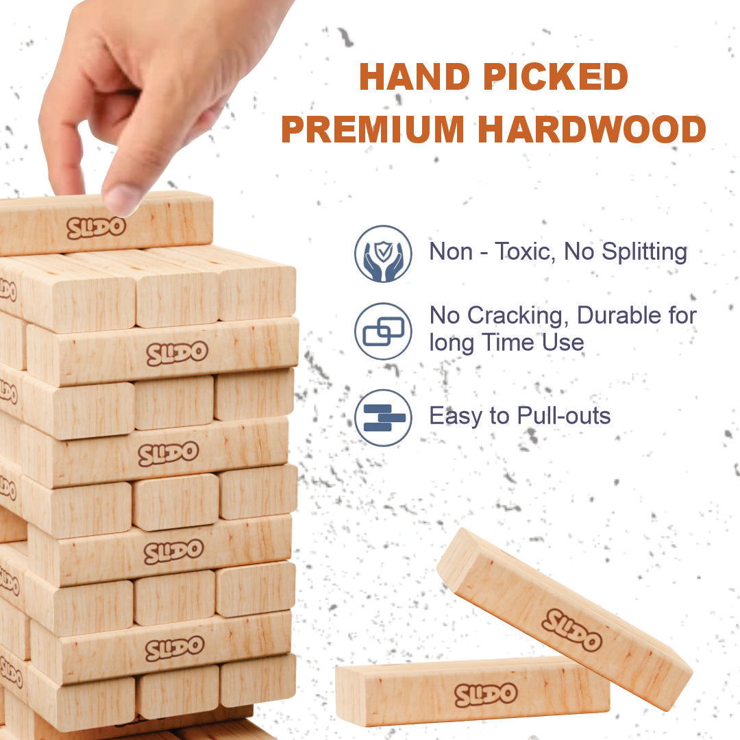 Clapjoy Slido Classic Stacking Game for Kids - Kee&Ka