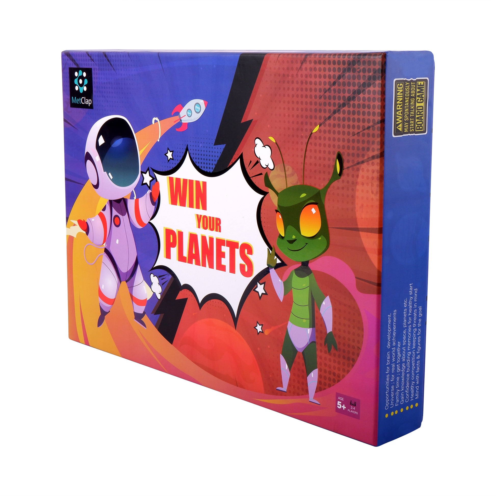 Metclap Win Your Planets (Ages -5 Years) - Kee&Ka